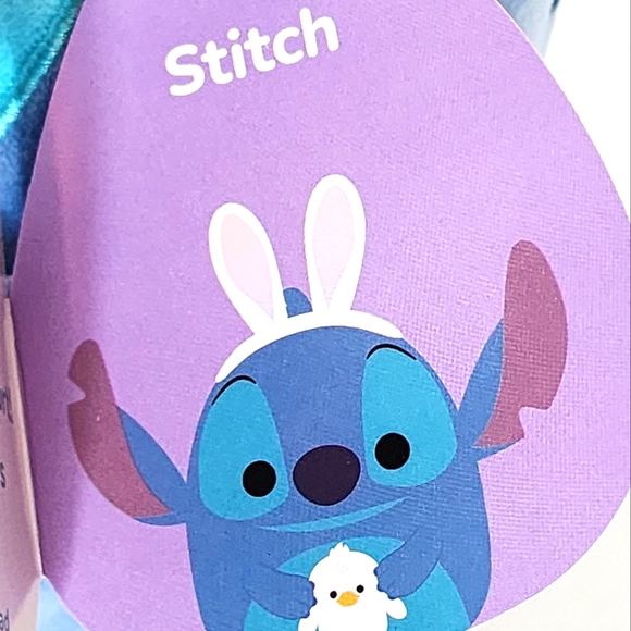 🐣 STITCH 🐰 Bunny Ears Stitch w Chick Easter 2024 Disney X Squishmallow ☆》NWT《☆ - Picture 3 of 8